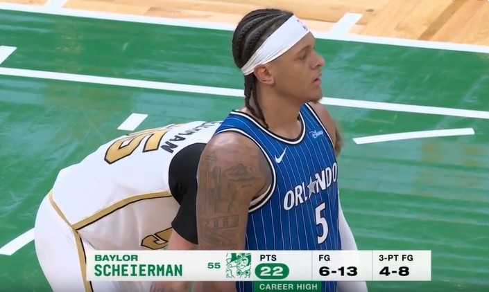 手感火热！谢尔曼再中三分 13中6已砍22分创生涯新高